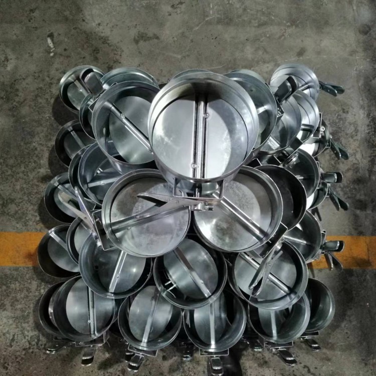 通風管道手動調(diào)節(jié)閥 不銹鋼變量防火閥反應(yīng)迅速-韓品世通