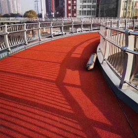 重慶九龍坡彩色透水混凝土路面  生態(tài)透水混凝土道路  透水地坪粘接料廠家 彩色透水顏色料  免費(fèi)送貨到工地